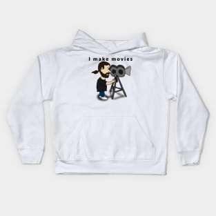 I make movies Kids Hoodie